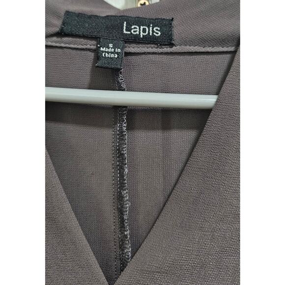 Lapis Blouse Size Small Gray - Picture 2 of 3